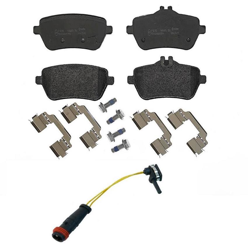 Mercedes Disc Brakes Kit –  Brembo Pads Rear (Low-Met) (With Sensor) 2115401717 – Brembo 4055577KIT