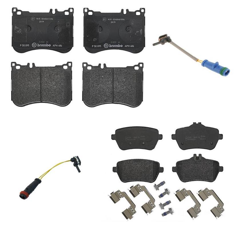 Brembo Disc Brake Pads Kit – Front and Rear (Low-Met)