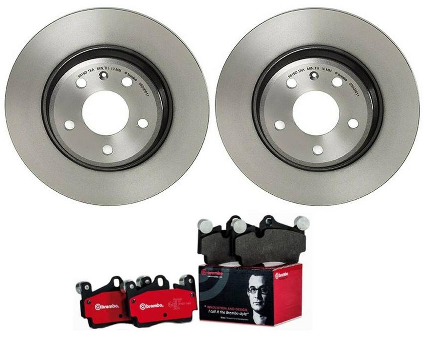 Brembo Brakes Kit – Pads and Rotors Rear (300mm) (Ceramic)