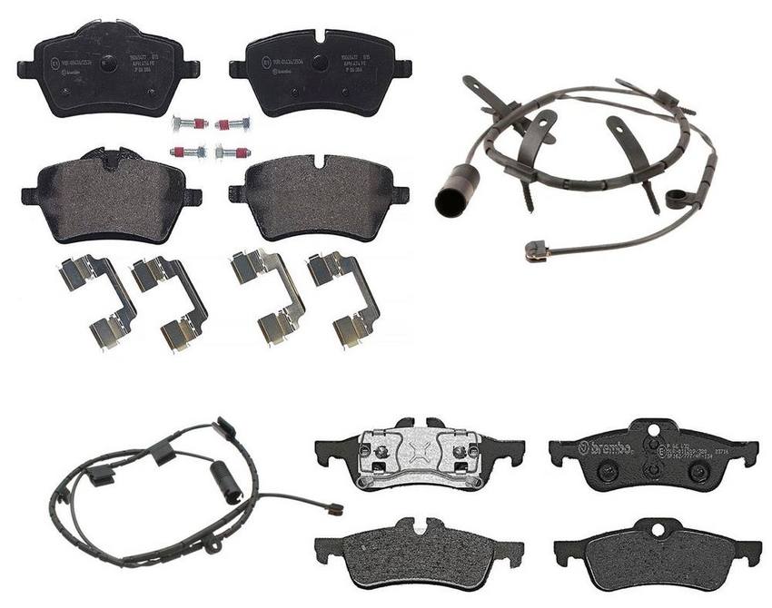 Brembo Disc Brake Pads Kit – Front and Rear (Low-Met)