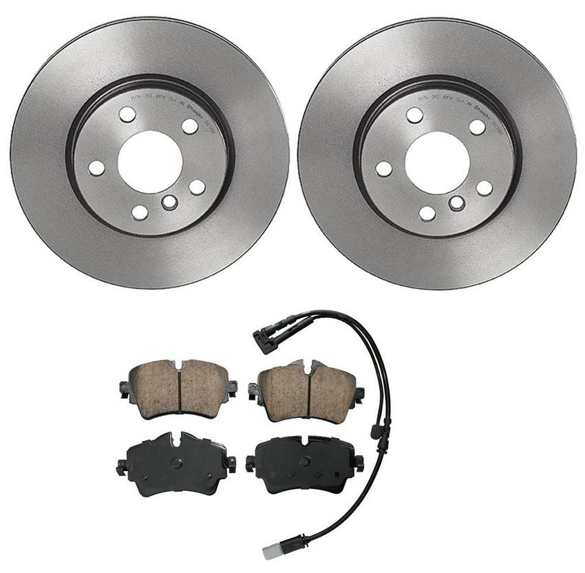 Mini Disc Brake Pad and Rotor Kit – Front (294mm) (Ceramic) (EURO) 34116866297 – Akebono Euro Ultra-Premium 4115242KIT