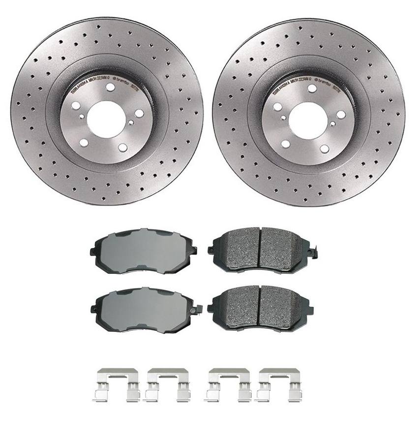 Disc Brake Pad and Rotor Kit – Front (293mm) (Xtra) (Ceramic) (ProACT)