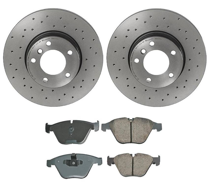 Disc Brake Pad and Rotor Kit – Front (312mm) (Xtra) (Ceramic) (EURO)