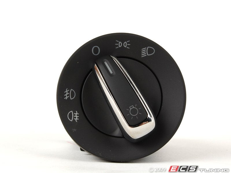 Standard European Headlight Switch - Chrome Trim