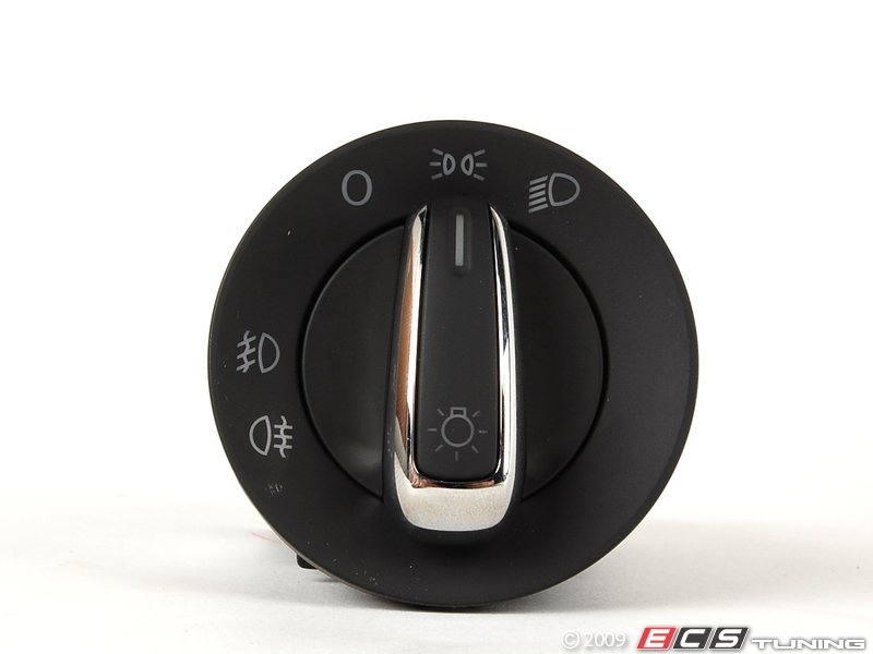 Standard European Headlight Switch - Chrome Trim