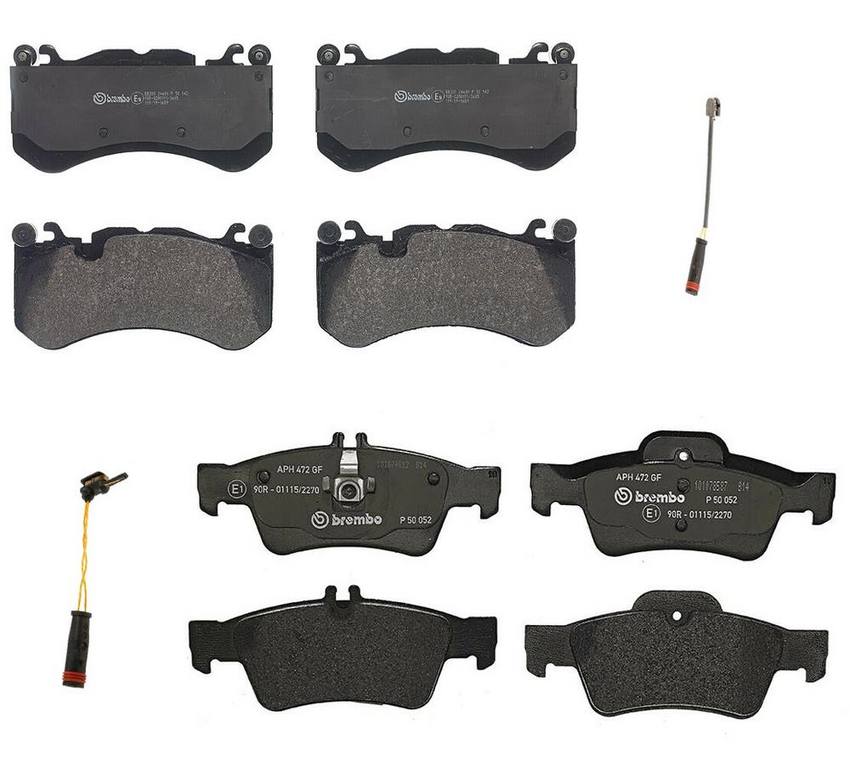 Brembo Disc Brake Pads Kit – Front and Rear (Low-Met)