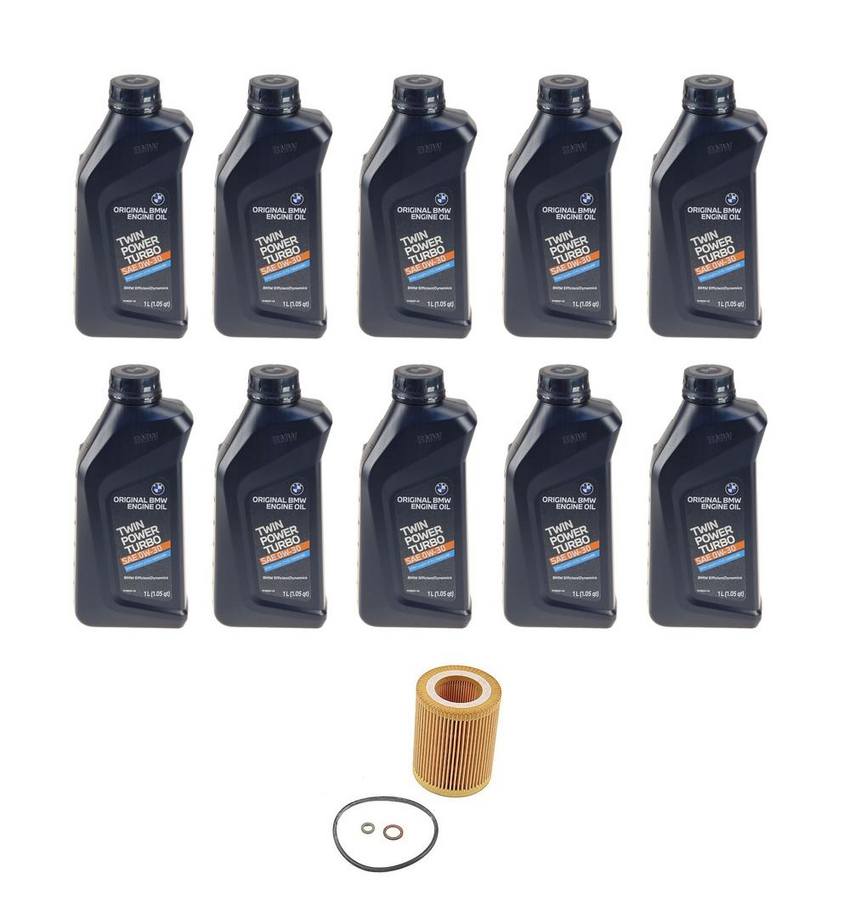 BMW Engine Oil Change Kit (0W30) (10 Liter) (Twin Power Turbo)