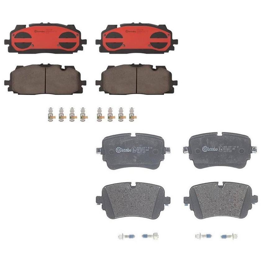 Audi Brembo Brake Kit – Pads Front and Rear(Ceramic) 8W0698151N – Brembo 4165644KIT