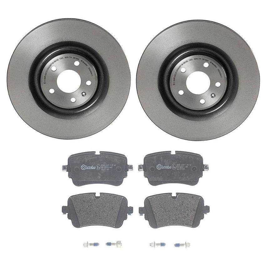 Audi Brembo Brake Kit – Pads and Rotors Rear (350mm) (Ceramic) 4M0698451R – Brembo 4165692KIT