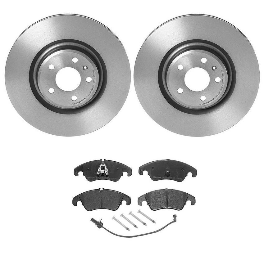 Audi Brake Kit – Pads and Rotors Front (345mm) (Ceramic) 8R0698151S – Brembo 4165715KIT