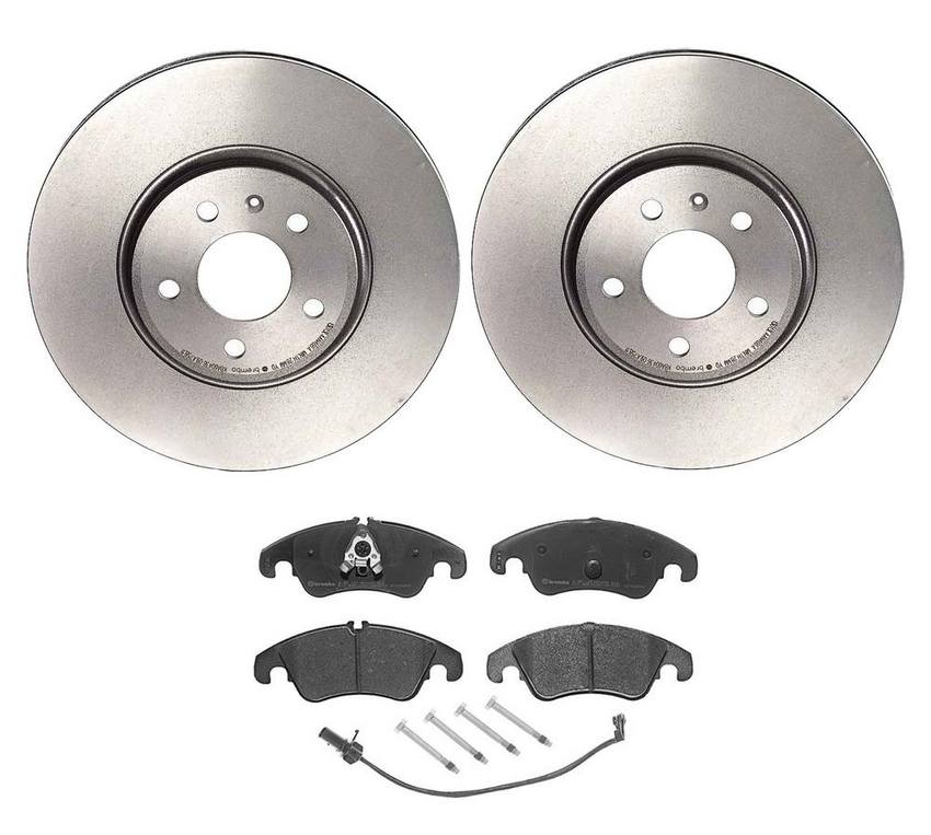 Audi Brake Kit – Pads and Rotors Front (320mm) (Ceramic) 8R0698151S – Brembo 4165716KIT