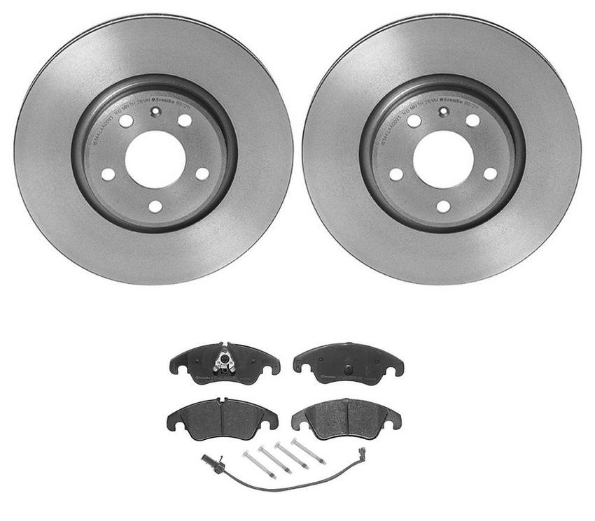 Audi Brake Kit – Pads and Rotors Front (320mm) (Ceramic) 8R0698151S – Brembo 4165724KIT