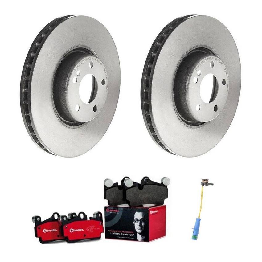 Mercedes Brakes Kit – Brembo Pads and Rotors Front (330mm) (Ceramic) 1695401617 – Brembo 4165725KIT