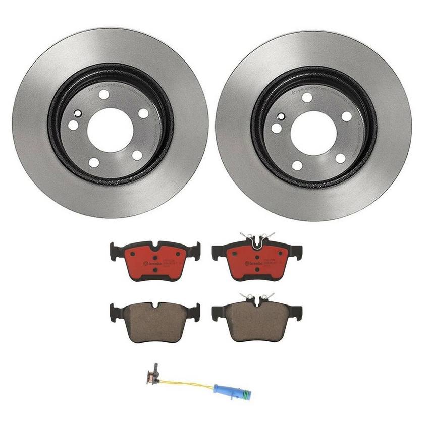 Mercedes Brembo Brakes Kit – Pads and Rotors Rear (300mm) (Ceramic) 1695401617 – Brembo 4166805KIT