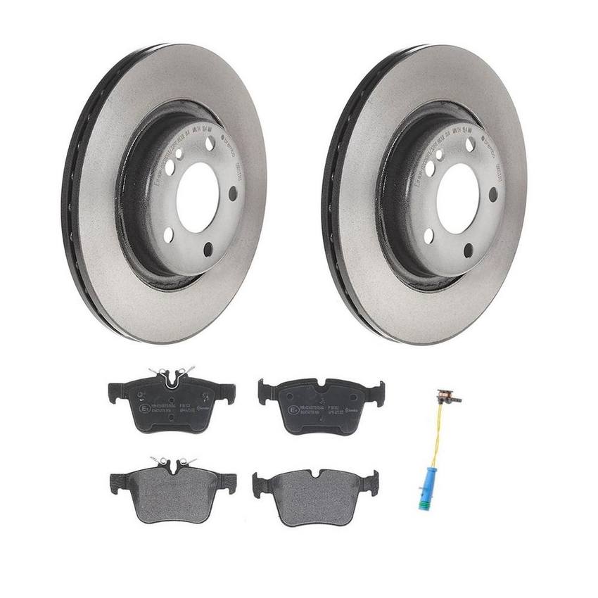 Mercedes Brembo Brakes Kit – Pads and Rotors Rear (300mm) (Low-Met) 0004231812 – Brembo 4166826KIT