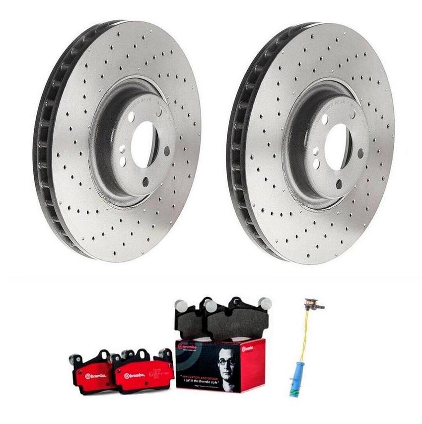 Brembo Brake Pads and Rotors Kit – Front (360mm) (Ceramic)