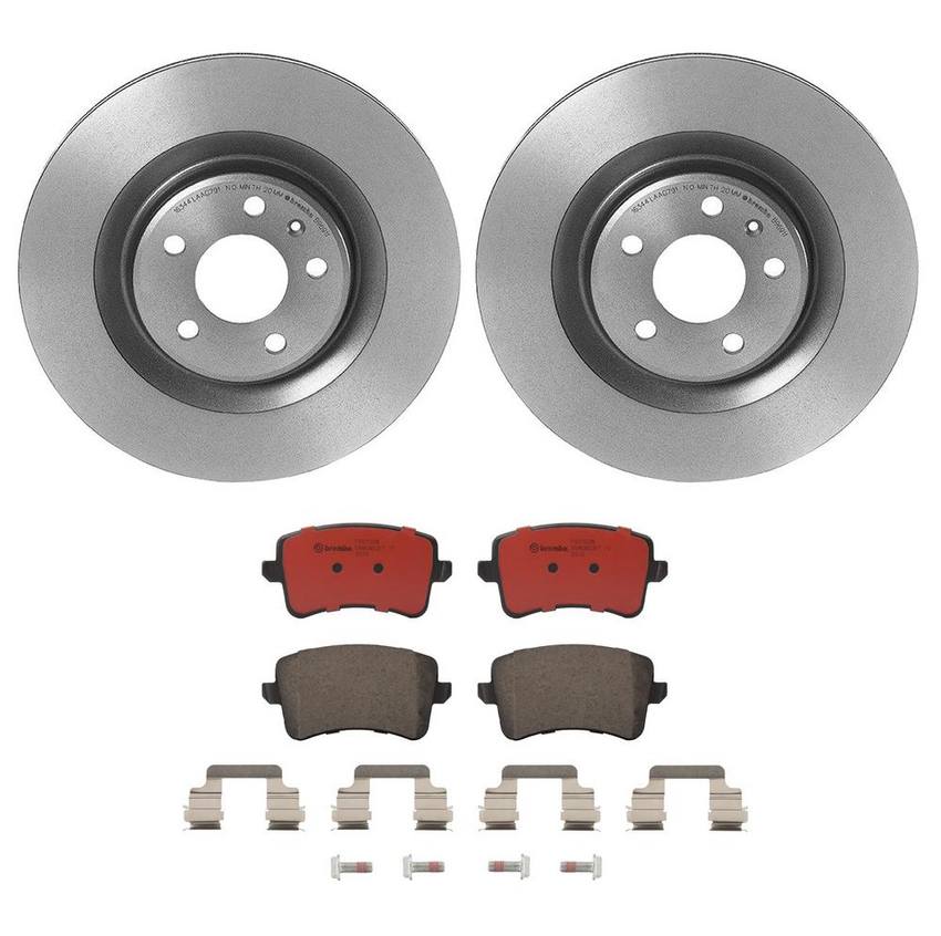 Audi Brembo Brake Kit – Pads and Rotors Rear (330mm) (Ceramic) 8K0698451G – Brembo 4175569KIT