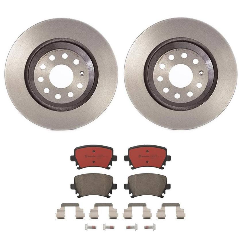 VW Brembo Brakes Kit – Pads and Rotors Rear (310mm) (Ceramic) JZW698451M – Brembo 4175573KIT