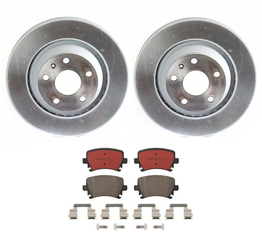 Audi Brembo Brake Kit – Pads and Rotors Rear (310mm) (Ceramic) JZW698451M – Brembo 4175576KIT