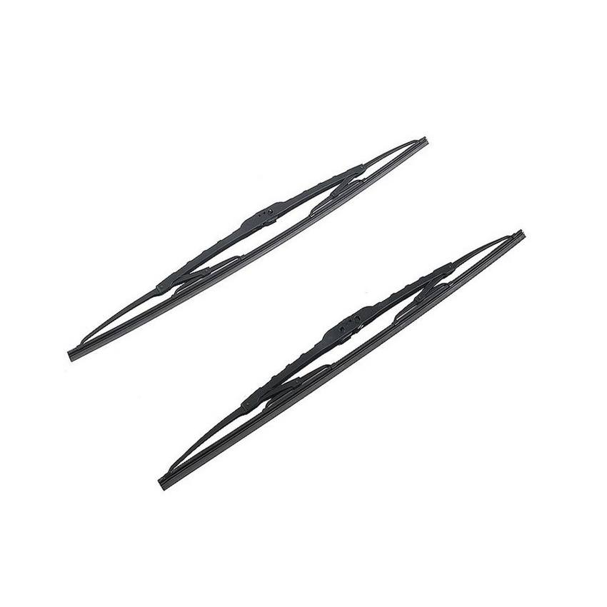 Audi BMW Windshield Wiper Blade Set – Front Driver (22) and Passenger Side (20) – Bosch MicroEdge 4178404KIT