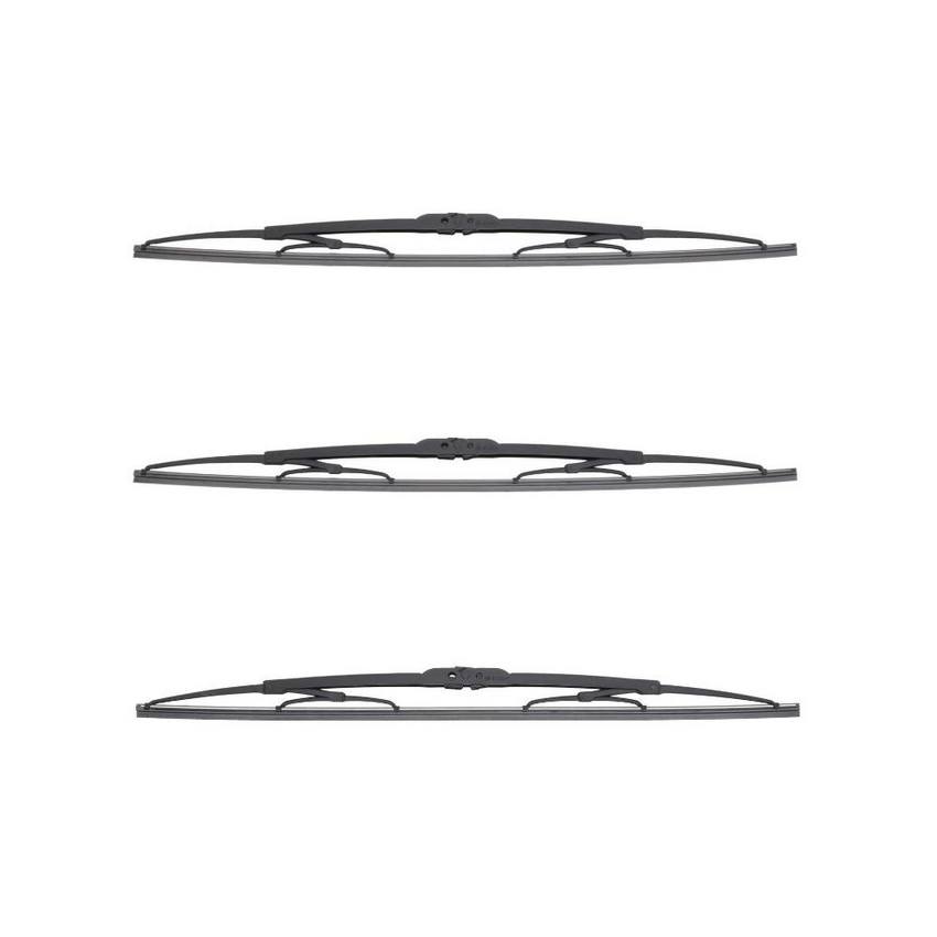 Audi Windshield Wiper Blade Set – Front and Rear 200955422 – Bosch MicroEdge 4178435KIT