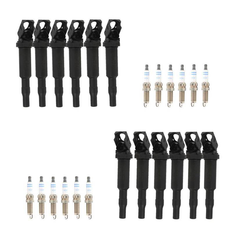 BMW Ignition Coil Kit – (12 Pieces) 12138647689 – Bosch