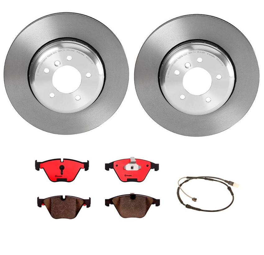 BMW Brembo Brake Kit – Pads and Rotors Front (348mm) (Ceramic) 34356792563 – Brembo 4180521KIT