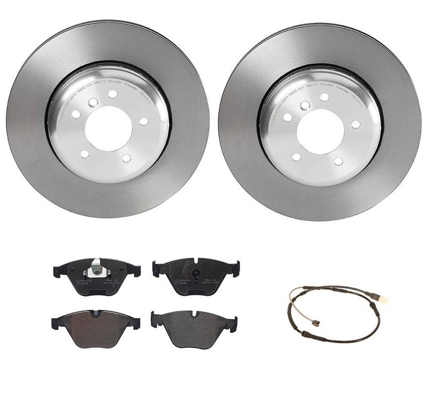 BMW Brembo Brake Kit – Pads and Rotors Front (348mm) (Low-Met) 34356792563 – Brembo 4180537KIT