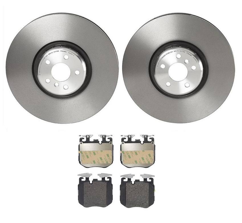 BMW Brembo Brake Kit – Pads and Rotors Front (395mm) (Low-Met) 34116887397 – Brembo 4181503KIT