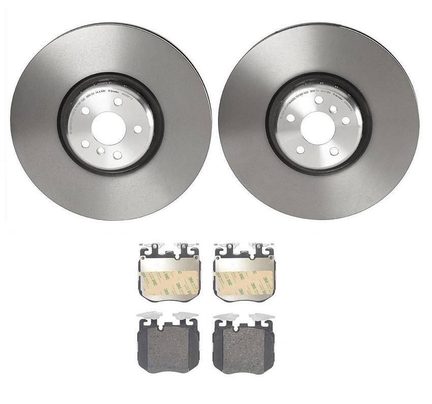 Brembo Brake Pads and Rotors Kit – Front (395mm) (Ceramic)