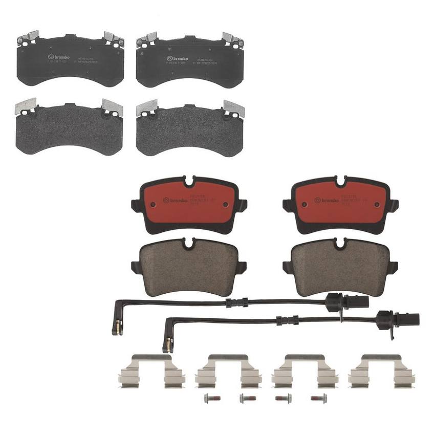 Audi Brembo Brake Kit – Pads Front and Rear(Ceramic) 8R0698151R – Brembo 4183721KIT