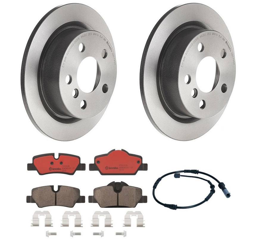 Brembo Brakes Kit – Pads and Rotors Rear (259mm) (Ceramic)