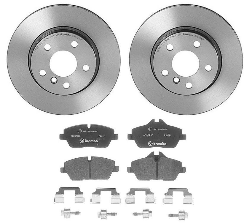 BMW Brembo Brake Kit – Pads and Rotors Front (280mm) (Ceramic) 34116866293 – Brembo 4184377KIT