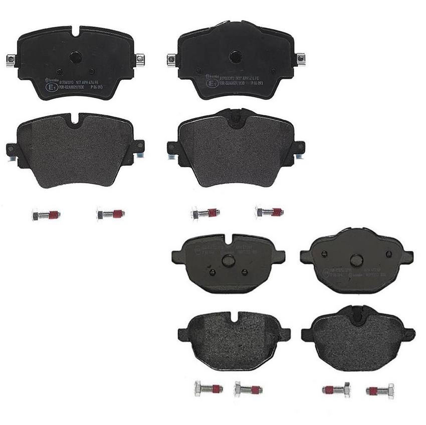 Brembo Disc Brake Pads Kit – Front and Rear (Low-Met)