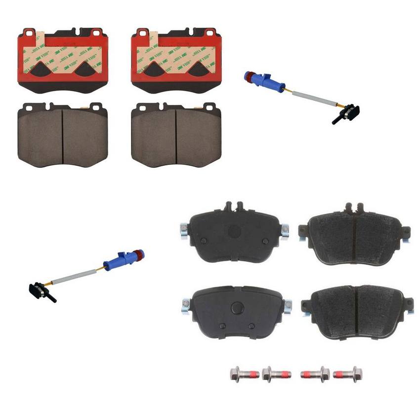 Mercedes Brakes Kit – Brembo Pads Front and Rear (Ceramic) 1695401617 – Brembo 4189406KIT