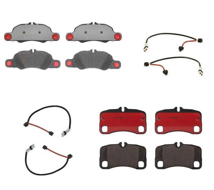 Porsche Disc Brakes Kit – Pads Front and Rear (Ceramic) 99735294905 – Brembo 4189771KIT