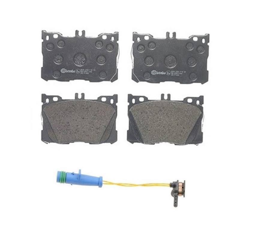 Mercedes Disc Brakes Kit –  Pads Front (Ceramic) (With Sensor) 1695401617 – Brembo 4190089KIT