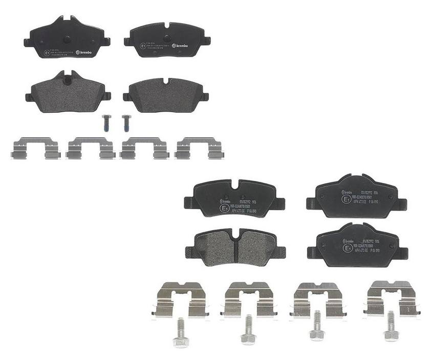 Brembo Disc Brake Pads Kit – Front and Rear (Low-Met)