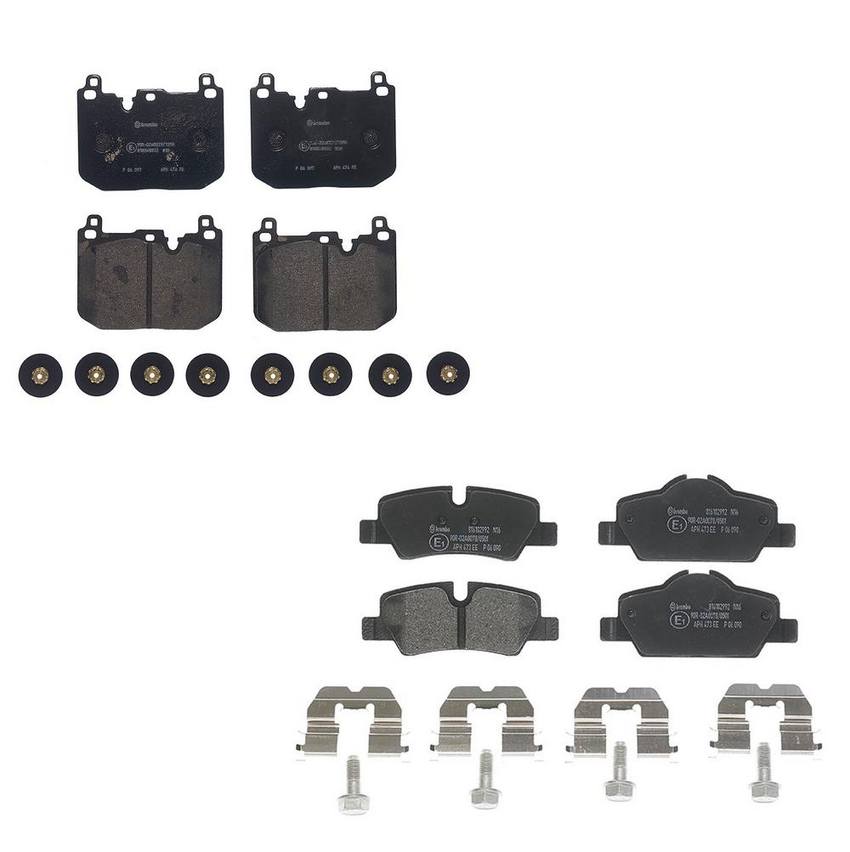 Brembo Disc Brake Pads Kit – Front and Rear (Low-Met)