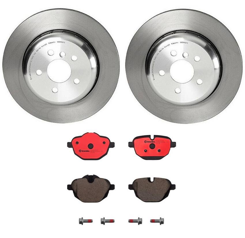 BMW Brembo Brake Kit – Pads and Rotors Rear (330mm) (Ceramic) 34216885452 – Brembo 4190286KIT