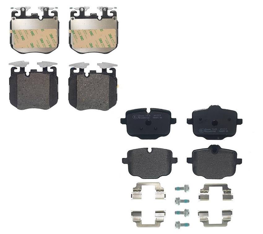 Brembo Disc Brake Pads Kit – Front and Rear (Low-Met)