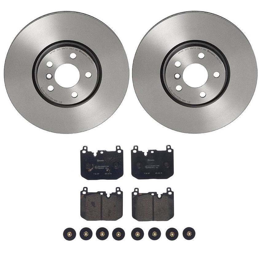 Mini Brakes Kit – Brembo Pads and Rotors Front (335mm) (Low-Met) 34116865711 – Brembo 4190388KIT