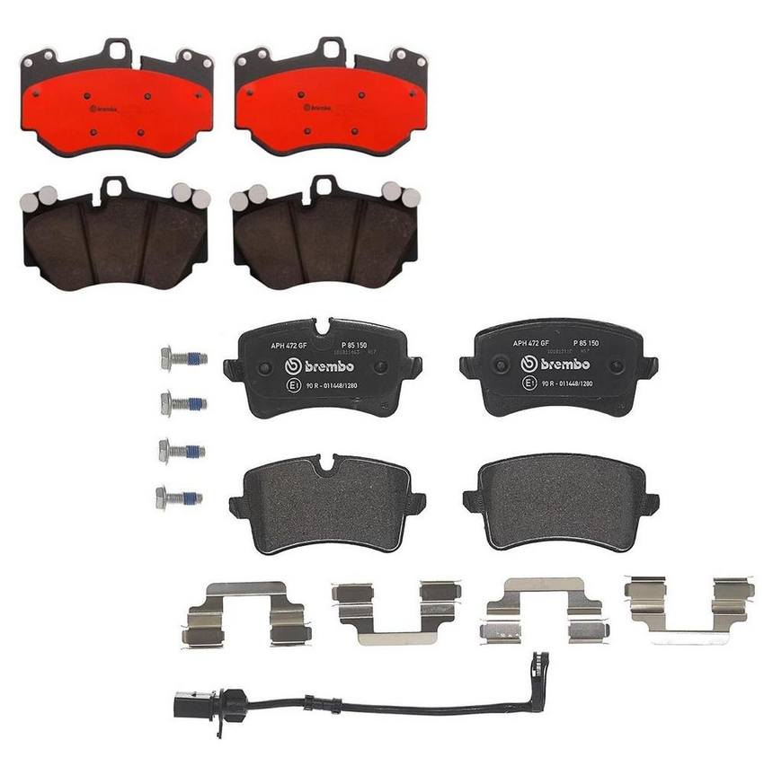 Audi Brembo Brake Kit – Pads Front and Rear(Ceramic) 4G0698451J – Brembo 4190421KIT