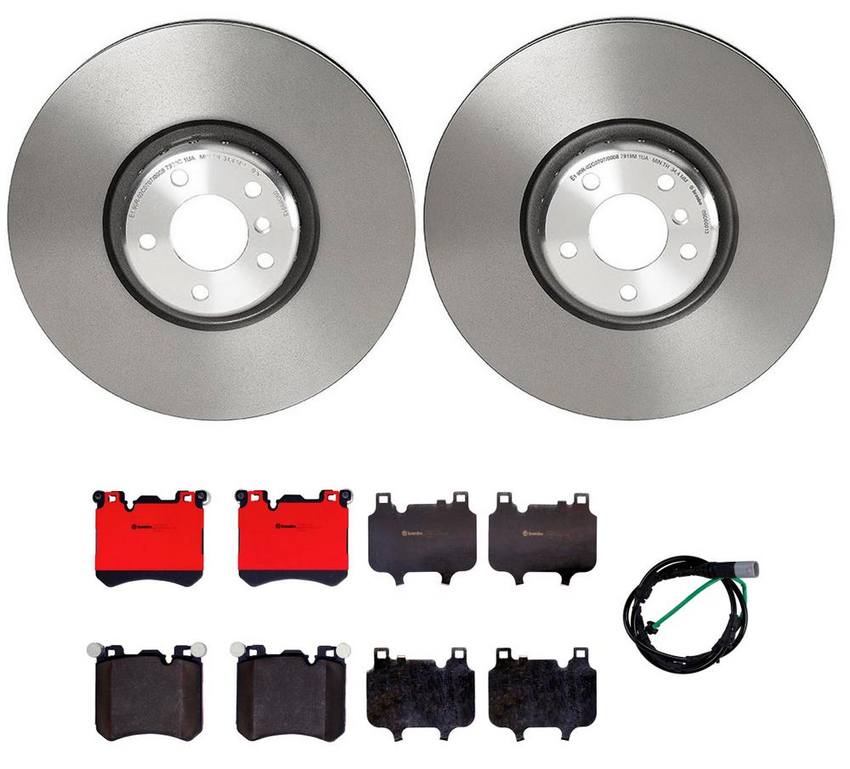 Brembo Brake Pads and Rotors Kit – Front (395mm) (Ceramic)