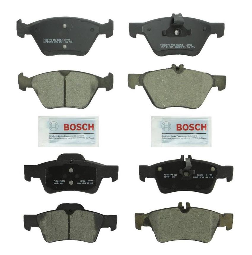 Mercedes-Benz Disc Brake Pad Set Kit – Front and Rear (Ceramic) 5114555AA