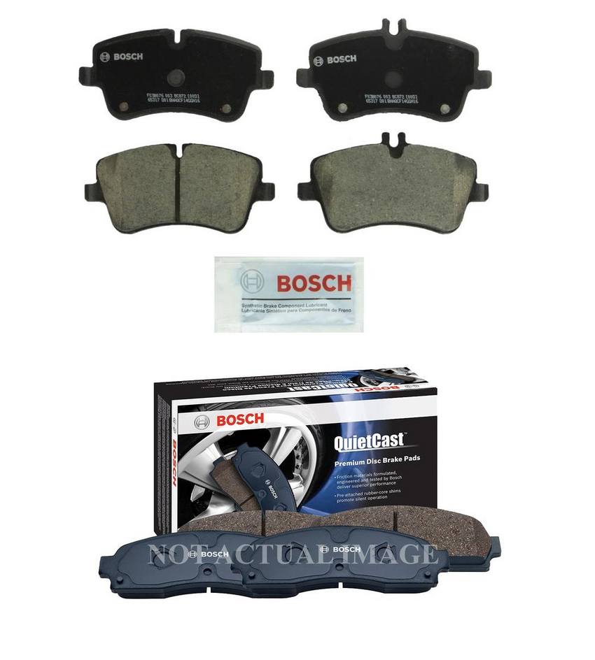 Mercedes-Benz Disc Brake Pad Set Kit – Front and Rear (Ceramic) 0034202520