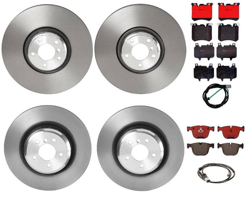 Brembo Brake Pads and Rotors Kit – Front and Rear (395mm/385mm) (Ceramic)