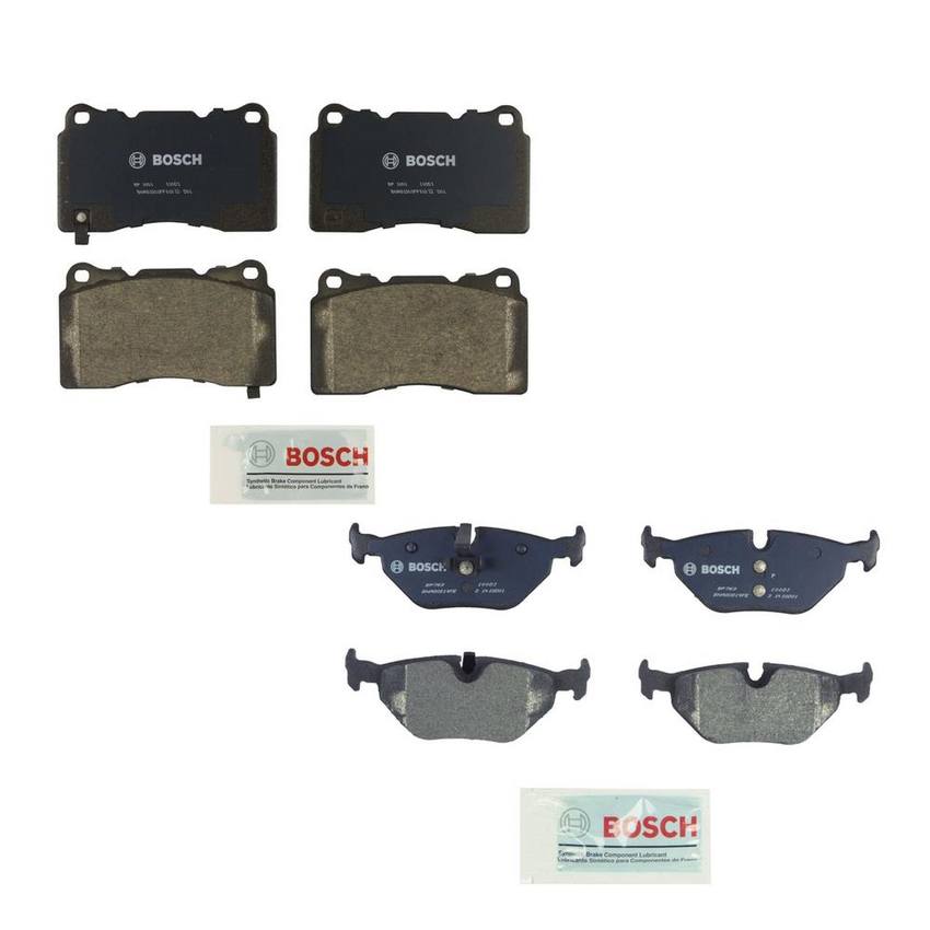 Saab Disc Brake Pad Set Kit – Front and Rear (Semi-Metallic) 13329562