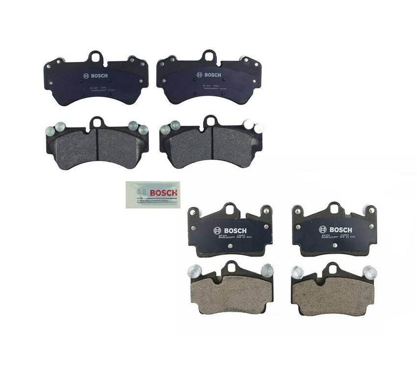 Volkswagen Disc Brake Pad Set Kit – Front and Rear (Semi-Metallic) 4634205500