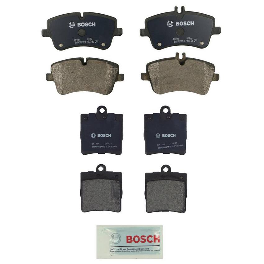 Mercedes-Benz Disc Brake Pad Set Kit – Front and Rear (Semi-Metallic) 005420622090